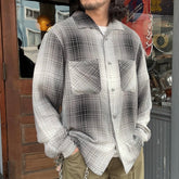 GUMP SS SHIRTS - GRAY CHECK